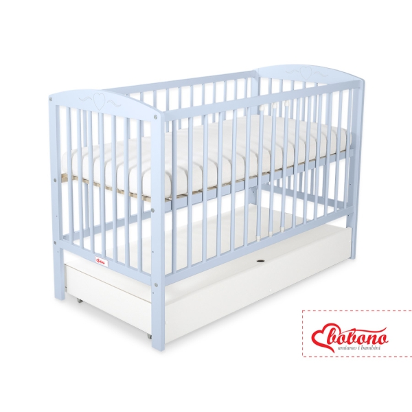 Kinderbed met Lade 120x60 cm - Harten STANDARD