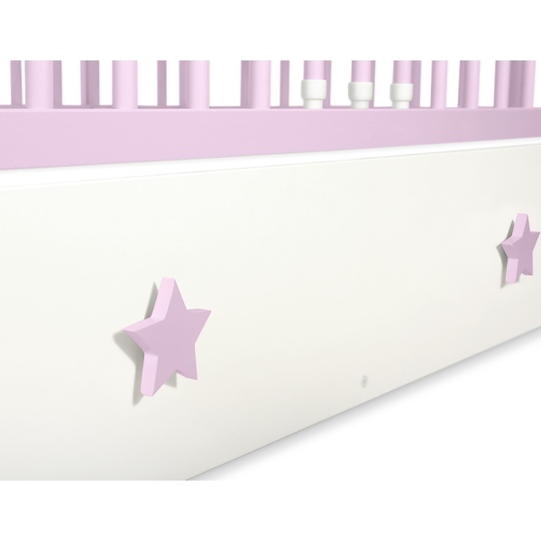 Kinderbed met Lade 120x60 cm - Sterren MAXI Sterren
