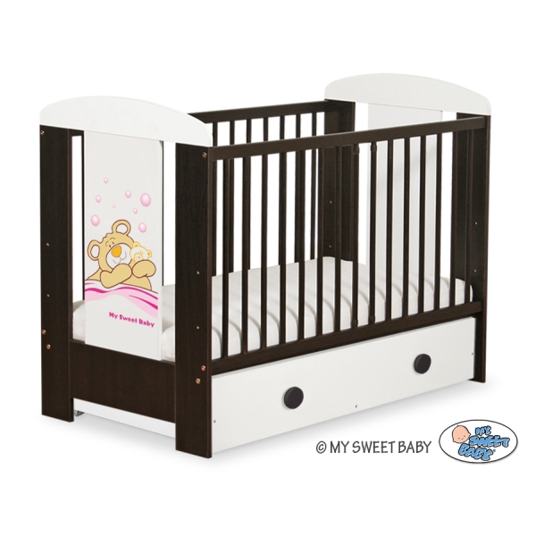 Kinderbed met Lade 120x60 cm - Tedy Bear Barnaba MAXI Teddy Bear Branaba