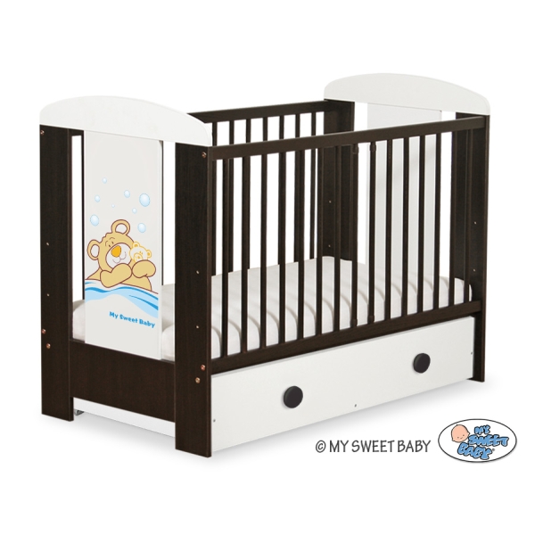 Kinderbed met Lade 120x60 cm - Tedy Bear Barnaba MAXI Teddy Bear Branaba