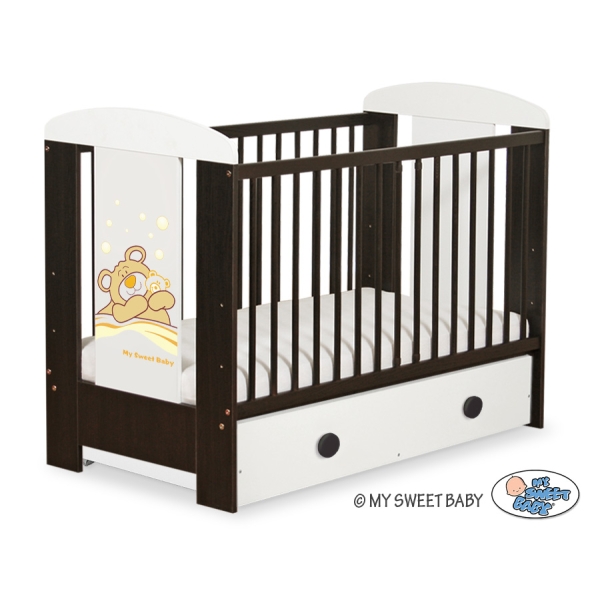 Kinderbed met Lade 120x60 cm - Tedy Bear Barnaba MAXI Teddy Bear Branaba