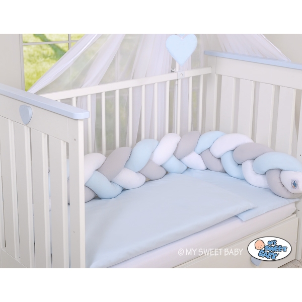 Klamboe van Tule voor Babybed Blauw Sifonki