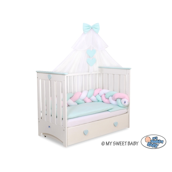 Klamboe van Tule voor Babybed Munt Sifonki