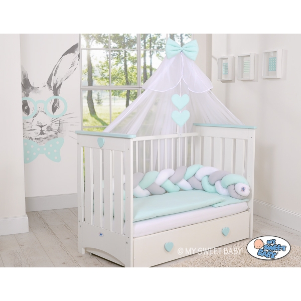 Klamboe van Tule voor Babybed Munt Sifonki