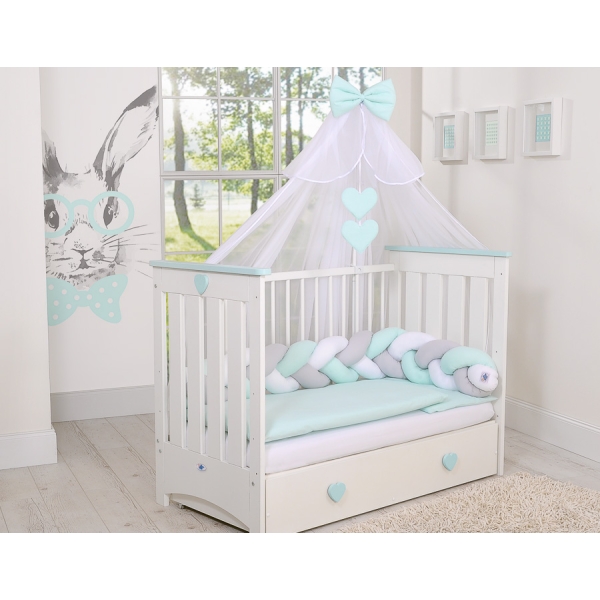 Klamboe van Tule voor Babybed Munt Sifonki