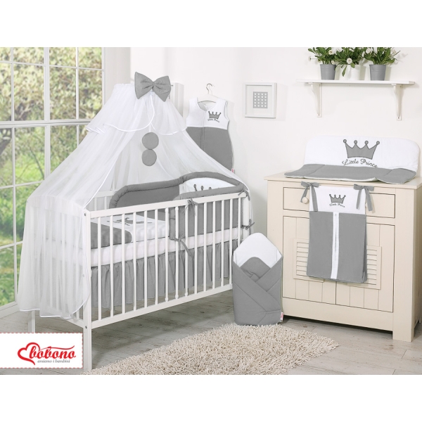 Klamboe van Tule voor Ledikant -  Antraciet Sifonki Little Prince Princess