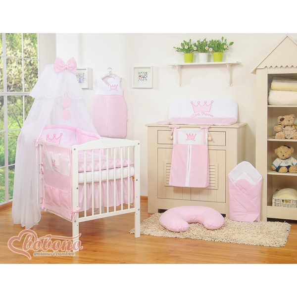 Klamboe van Tule voor Ledikant -  Roze Sifonki Little Prince Princess