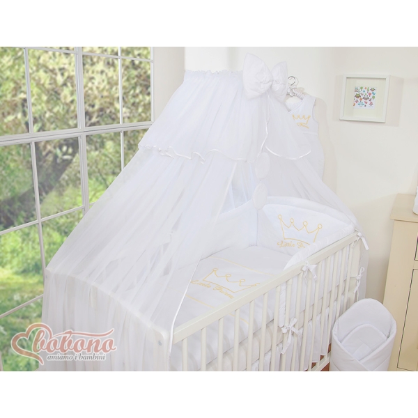Klamboe van Tule voor Ledikant -  Wit Sifonki Little Prince Princess