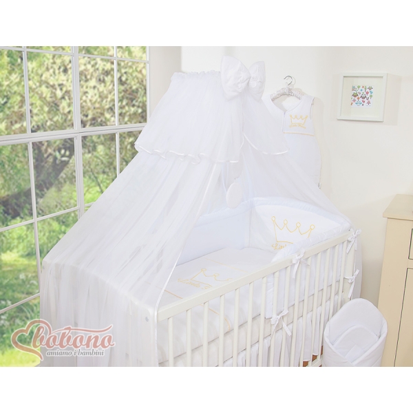 Klamboe van Tule voor Ledikant -  Wit Sifonki Little Prince Princess