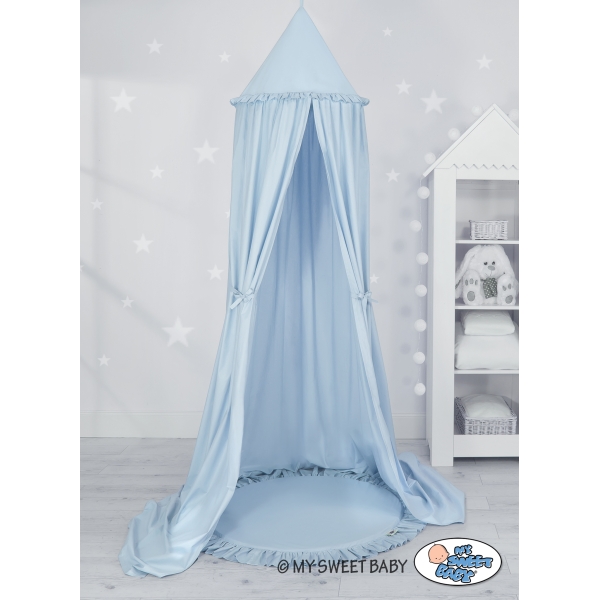 Klamboesluier met Speelmat voor Kinderkamer Blauw
