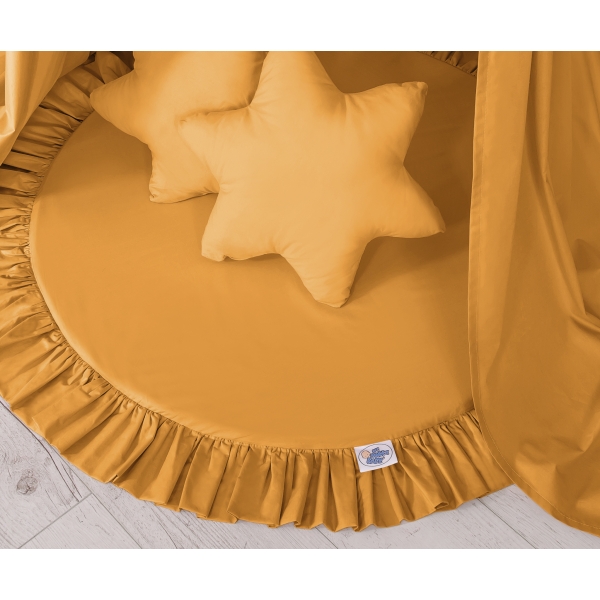 Klamboesluier Speelmat 2-delige Kussenset  voor Kinderkamer Honing Mosterd
