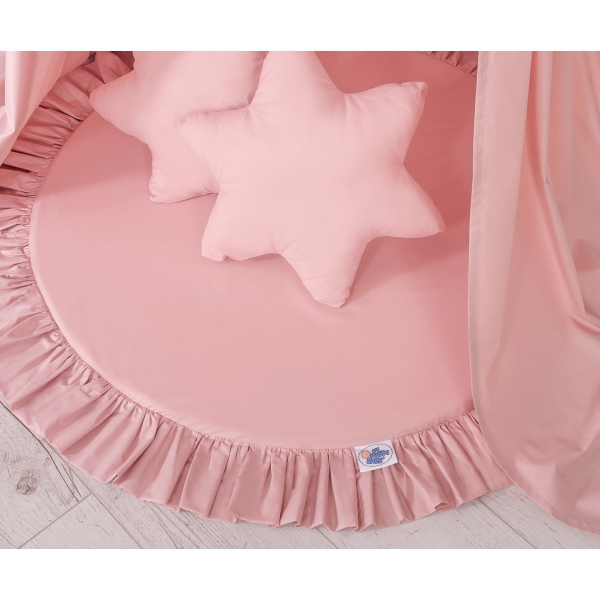 Klamboesluier Speelmat 2-delige Kussenset  voor Kinderkamer Stofroze