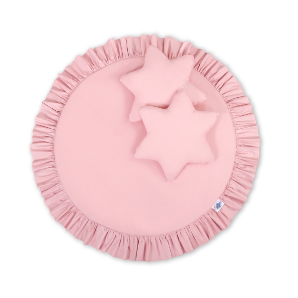 Klamboesluier Speelmat 2-delige Kussenset  voor Kinderkamer Stofroze