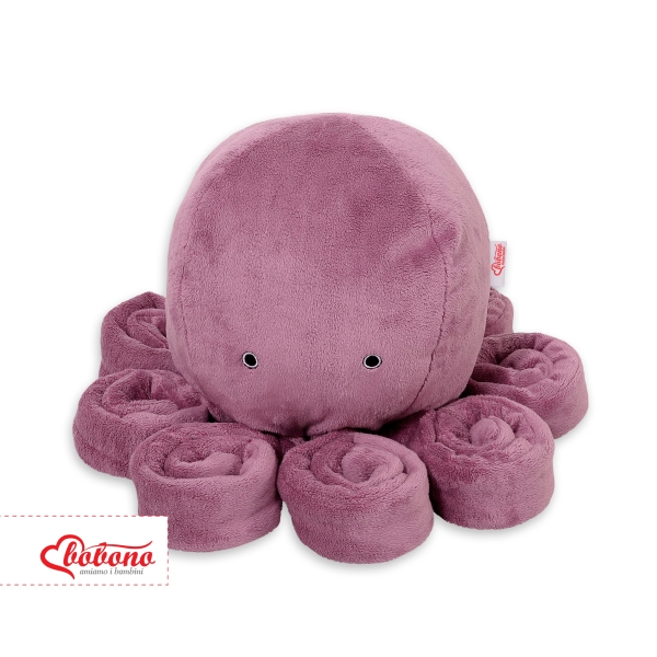 Knuffelige Octopus met Rammelaar Stofroze
