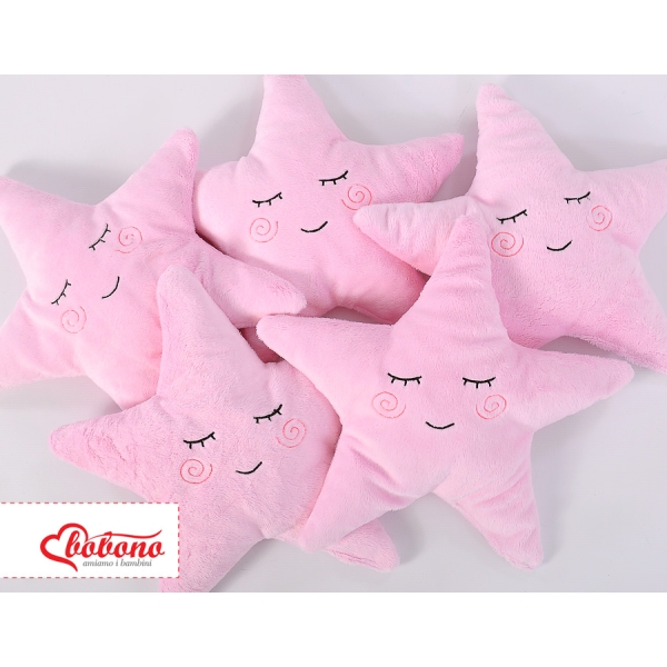 Kussen met Rammelaar LITTLE STAR Roze