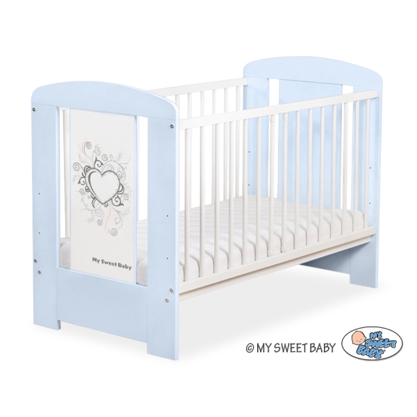 Ledikant 120x60 cm - Chic Blauw