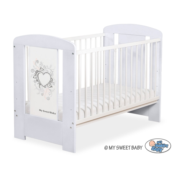 Ledikant 120x60 cm - Chic Grijs