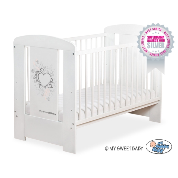 Ledikant 120x60 cm - Chic Wit