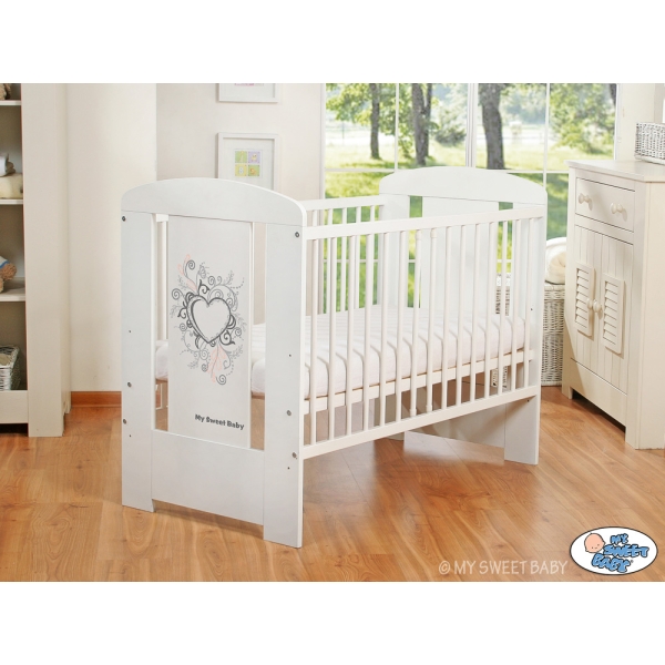 Ledikant 120x60 cm - Chic Wit