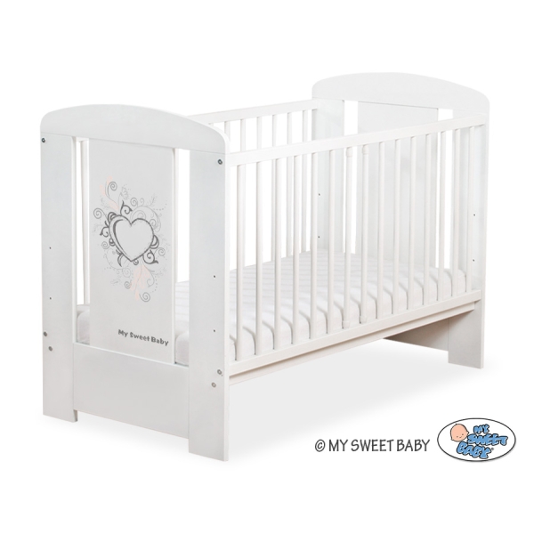 Ledikant 120x60 cm - Chic Wit