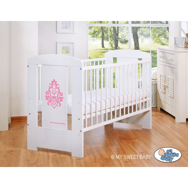 Ledikant 120x60 cm - Glamour Wit Glamour