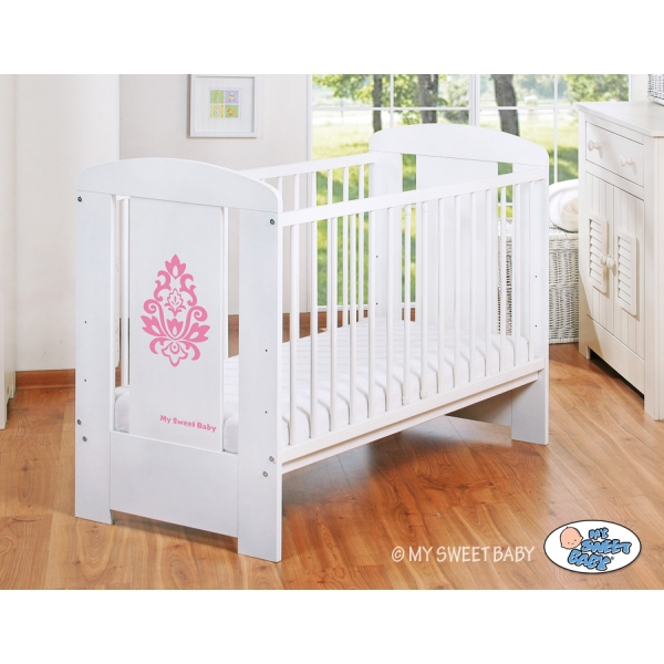 Ledikant 120x60 cm - Glamour Wit Glamour