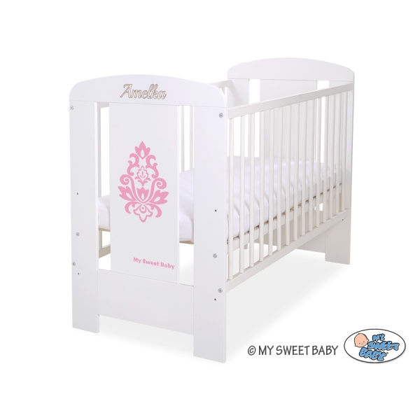 Ledikant 120x60 cm - Glamour Wit Glamour