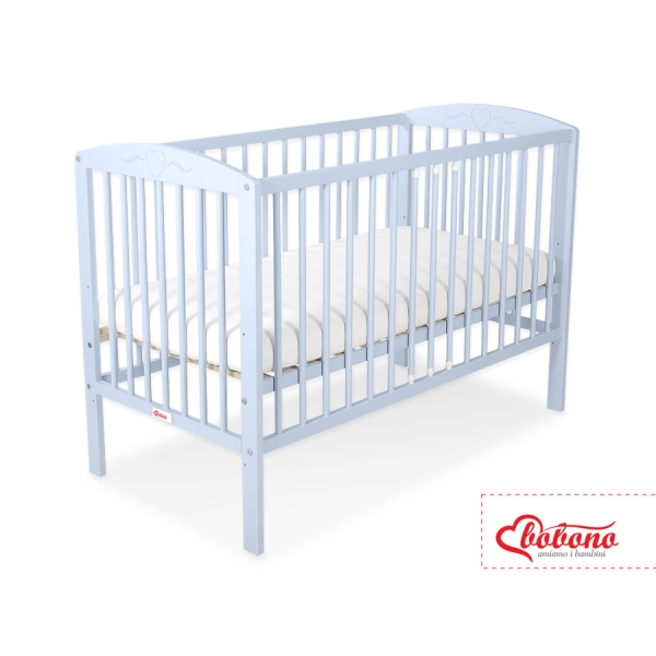 Ledikant 120x60 cm - Harten Blauw