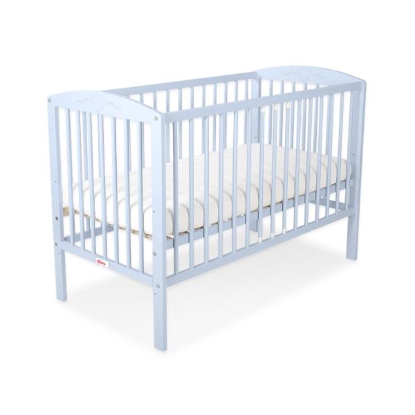 Ledikant 120x60 cm - Harten Blauw