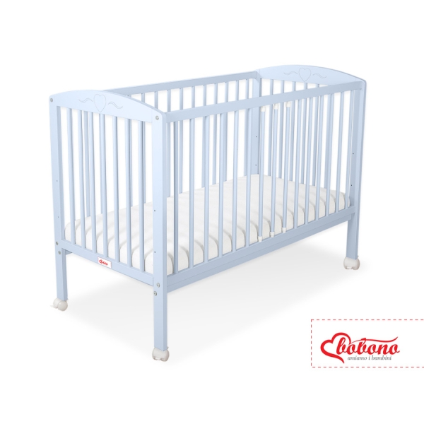 Ledikant 120x60 cm - Harten Blauw