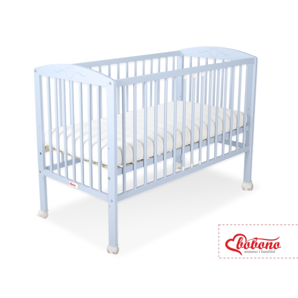 Ledikant 120x60 cm - Harten Blauw