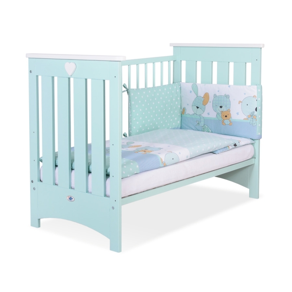 Ledikant 120x60 cm - Lorenzo III Mint