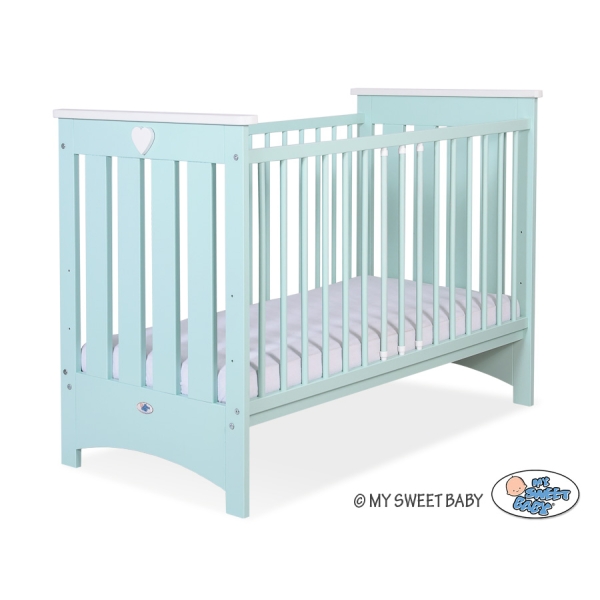 Ledikant 120x60 cm - Lorenzo III Mint