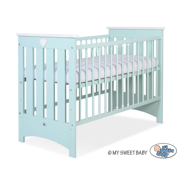 Ledikant 120x60 cm - Lorenzo III Mint
