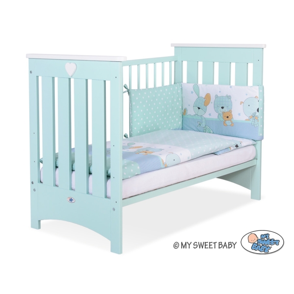 Ledikant 120x60 cm - Lorenzo III Mint