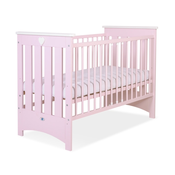 Ledikant 120x60 cm - Lorenzo III Roze Voor Meisjes