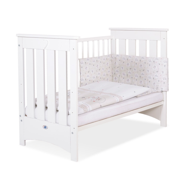 Ledikant 120x60 cm - Lorenzo III Wit