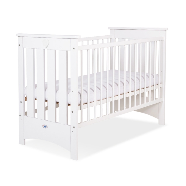 Ledikant 120x60 cm - Lorenzo III Wit