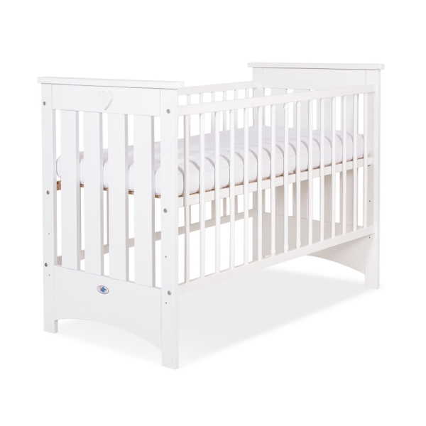 Ledikant 120x60 cm - Lorenzo III Wit