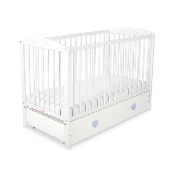 Ledikant Harten met Lade 120x60cm MAXI