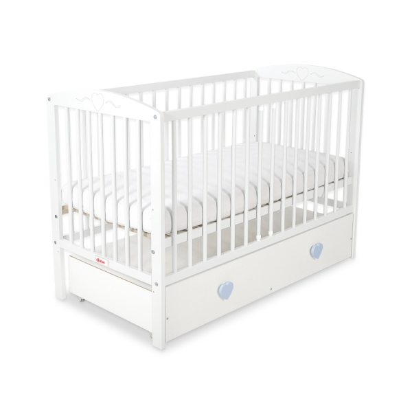 Ledikant Harten met Lade 120x60cm MAXI