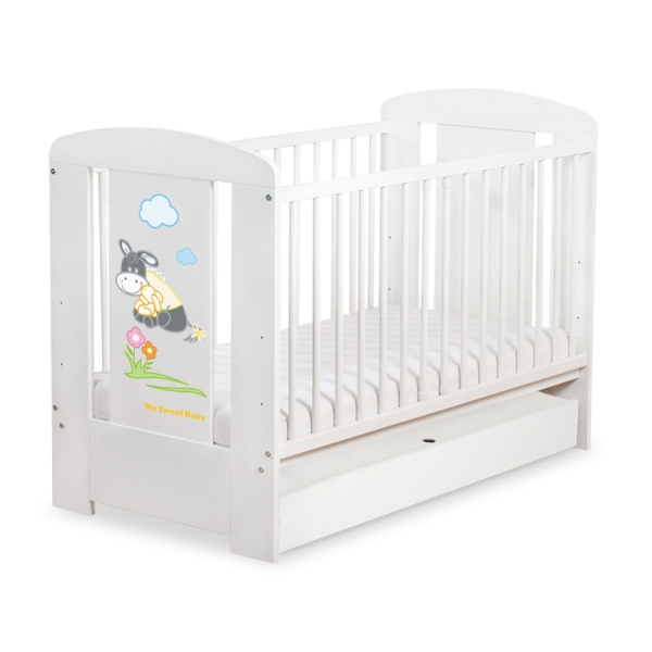 Ledikant + Lade 120x60 cm - Donkey Luca STANDARD Ezel Luca