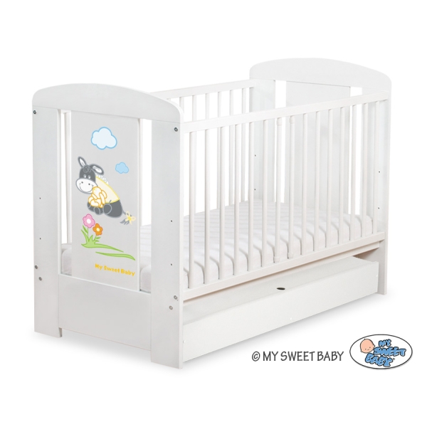 Ledikant + Lade 120x60 cm - Donkey Luca STANDARD Ezel Luca