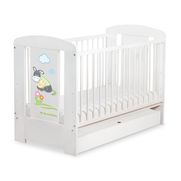 Ledikant + Lade 120x60 cm - Donkey Luca STANDARD Ezel Luca