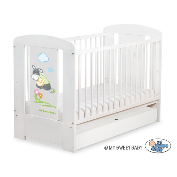 Ledikant + Lade 120x60 cm - Donkey Luca STANDARD Ezel Luca