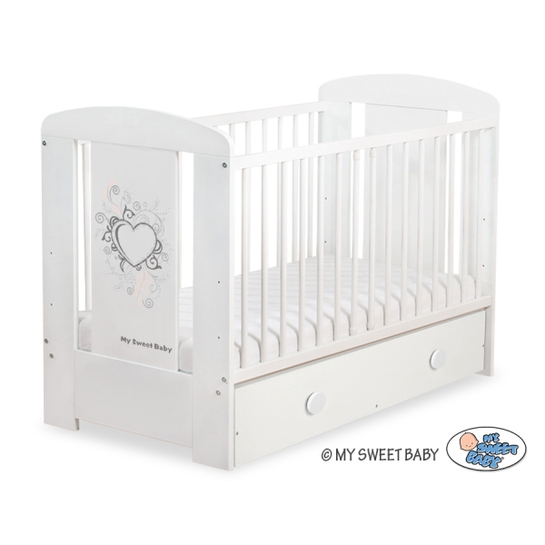 Ledikant  met Lade 120x60 cm - Chic MAXI