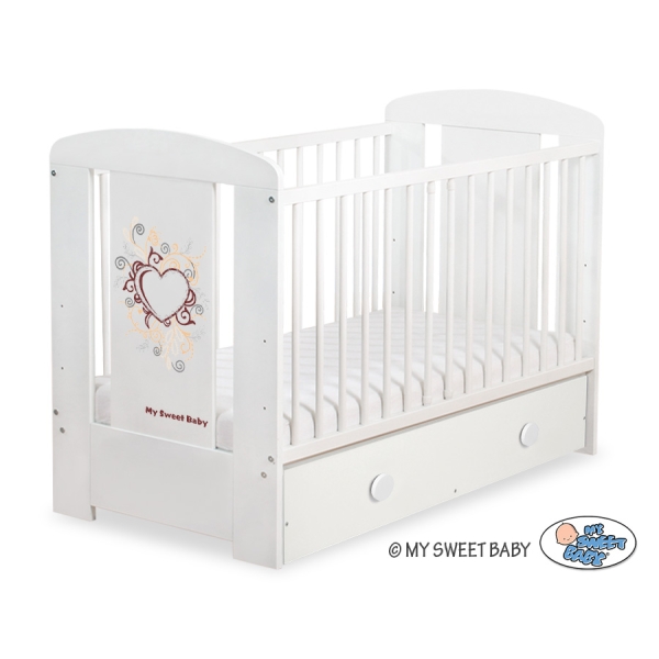 Ledikant  met Lade 120x60 cm - Chic MAXI