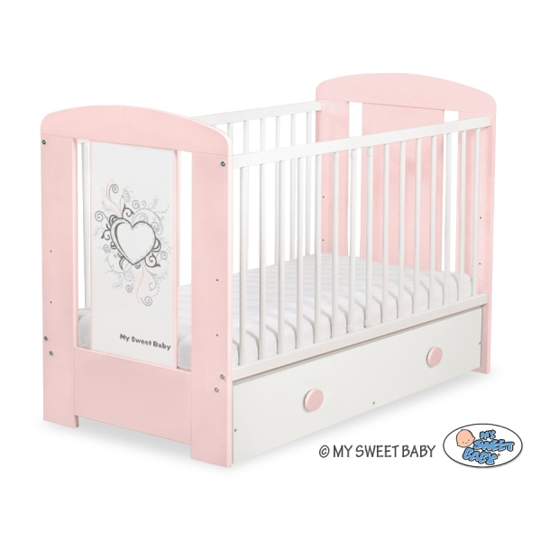 Ledikant  met Lade 120x60 cm - Chic MAXI