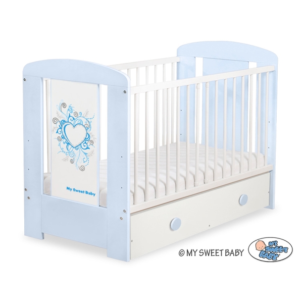 Ledikant  met Lade 120x60 cm - Chic MAXI