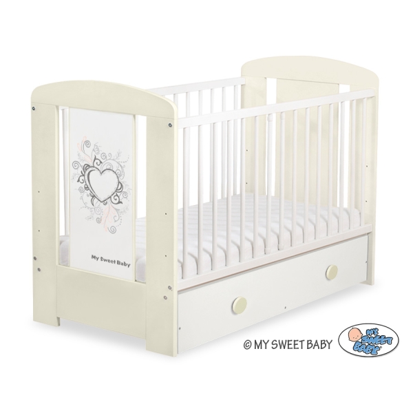 Ledikant  met Lade 120x60 cm - Chic MAXI